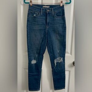 Levi's 721 High Rise Skinny Jeans Size 28